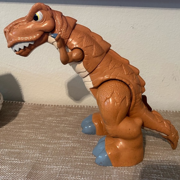Imaginext Roaring Animated Mega T-Rex 19" Dinosaur 2011 Fisher Price Mattel - Picture 2 of 9